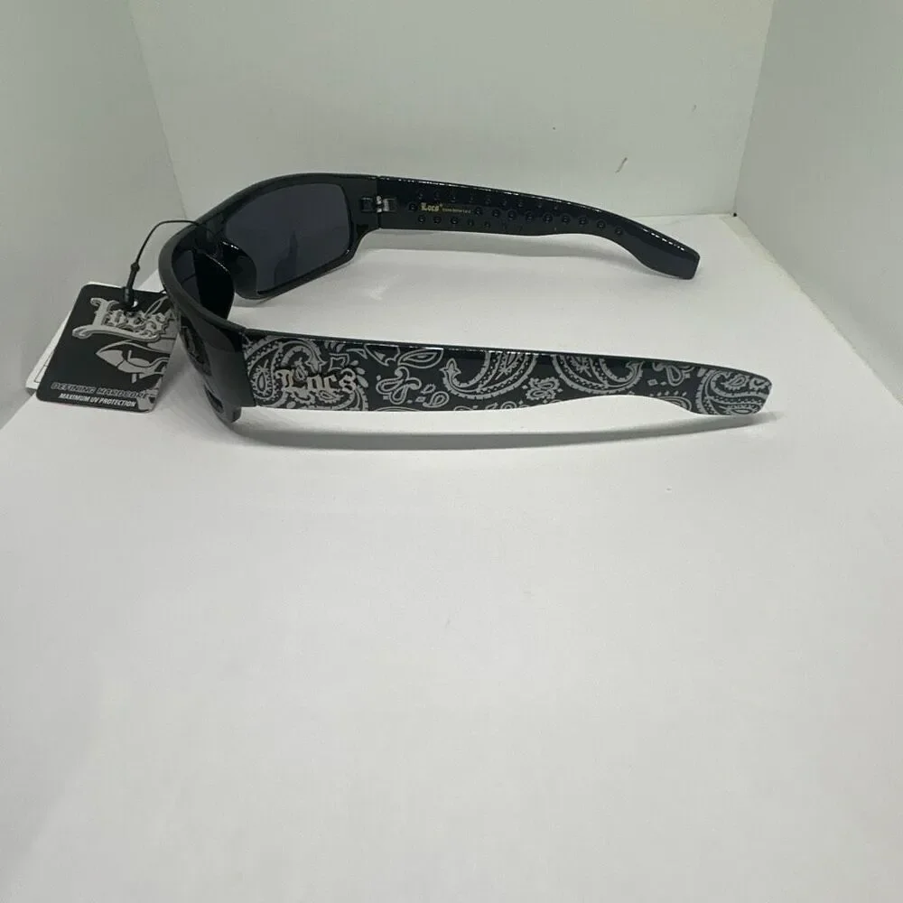 Locs Bandana Design Wraparound Sunglasses UV400 – New